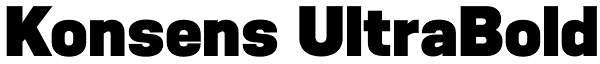 Konsens UltraBold Font