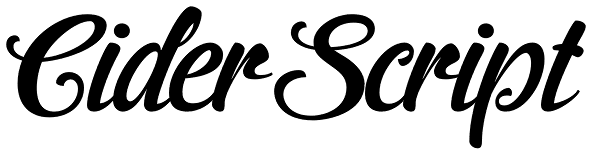 Cider Script Font