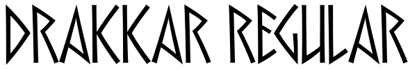 Drakkar Regular Font