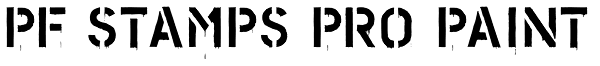 PF Stamps Pro Paint Font