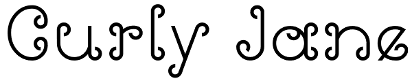 Curly Jane Font