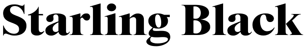 Starling Black Font