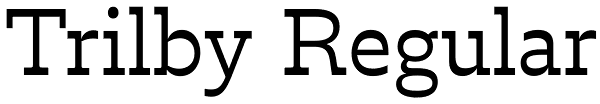 Trilby Regular Font