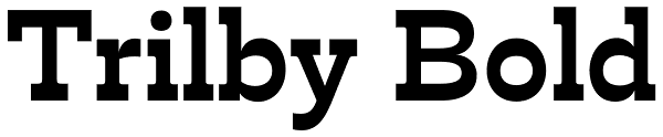 Trilby Bold Font