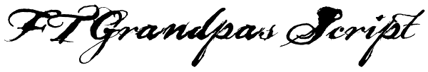 FT Grandpas Script Font