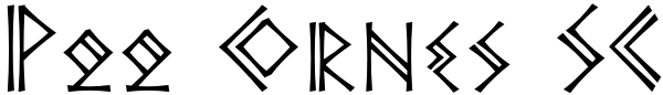 P22 Ornes SC Font