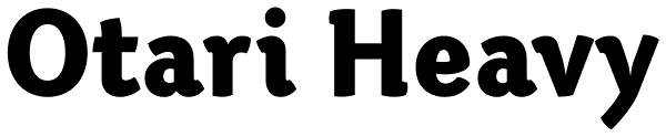 Otari Heavy Font