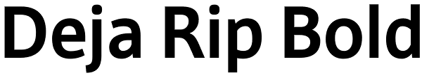 Deja Rip Bold Font