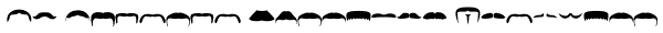 FT Bronson Mustache Dingbats Font