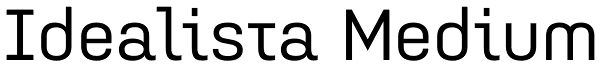 Idealista Medium Font