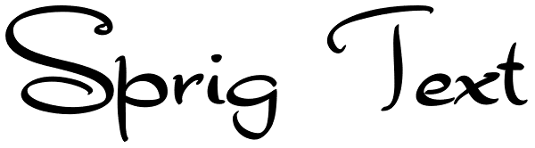 Sprig Text Font