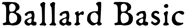 Ballard Basic Font