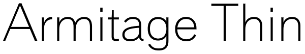 Armitage Thin Font