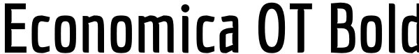 Economica OT Bold Font