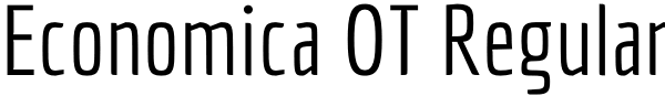 Economica OT Regular Font