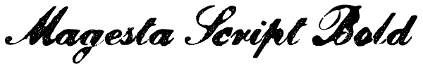 Magesta Script Bold Font