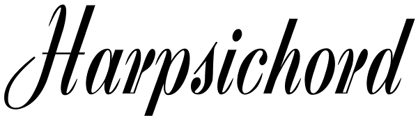 Harpsichord Font