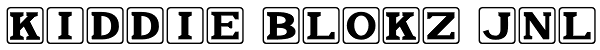 Kiddie Blokz JNL Font