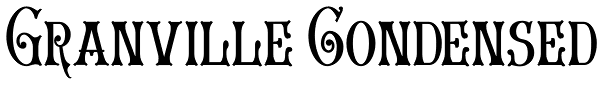 Granville Condensed Font