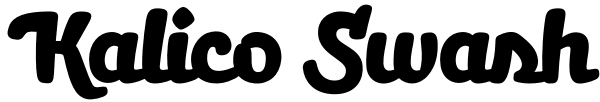 Kalico Swash Font