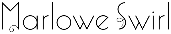 Marlowe Swirl Font