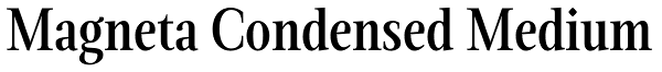 Magneta Condensed Medium Font