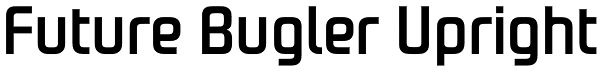 Future Bugler Upright Font