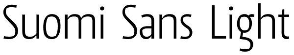 Suomi Sans Light Font