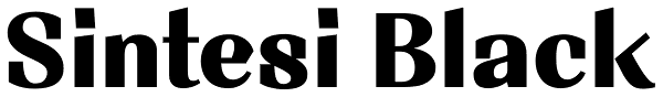 Sintesi Black Font