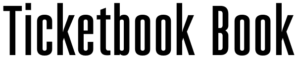 Ticketbook Book Font