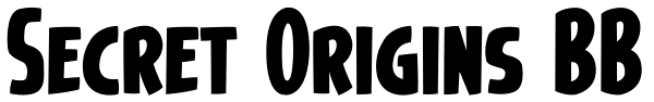 Secret Origins BB Font