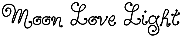 Moon Love Light Font