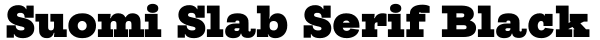 Suomi Slab Serif Black Font