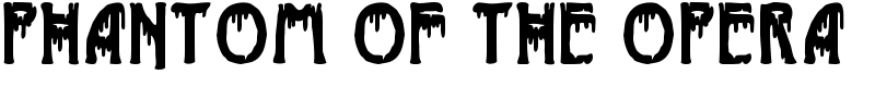 Phantom of the Opera Font