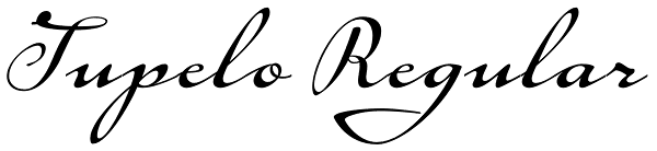 Tupelo Regular Font