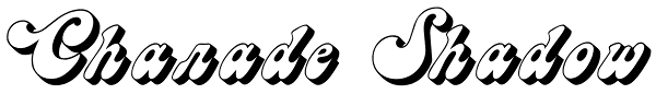 Charade Shadow Font