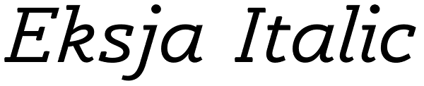 Eksja Italic Font