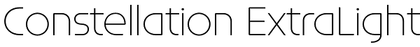 Constellation ExtraLight Font