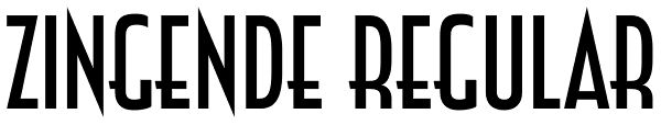 Zingende Regular Font