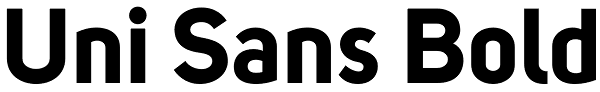 Uni Sans Bold Font