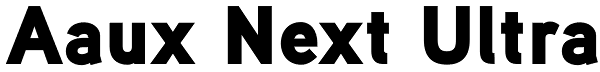 Aaux Next Ultra Font