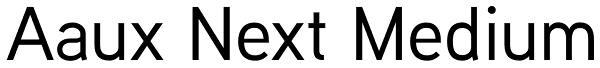 Aaux Next Medium Font