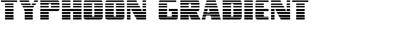 Typhoon Gradient Font