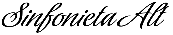 Sinfonieta Alt Font