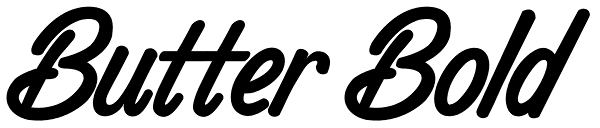 Butter Bold Font