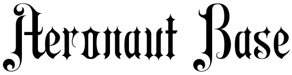 Aeronaut Base Font