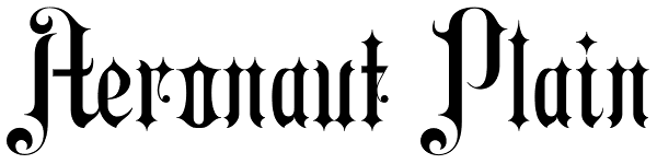 Aeronaut Plain Font