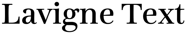 Lavigne Text Font