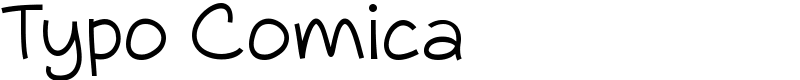 Typo Comica Font