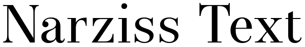 Narziss Text Font